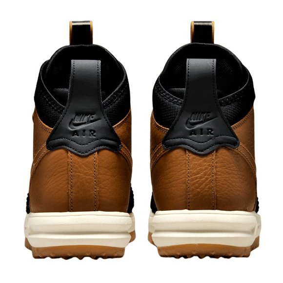 NIKE Lunar Air Force 1 Duckboot 'Ale Brown' Waterproof Leather Winter Boots - Picture 3 of 6